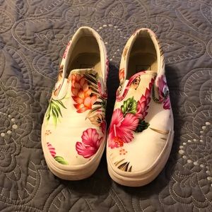 Floral vans